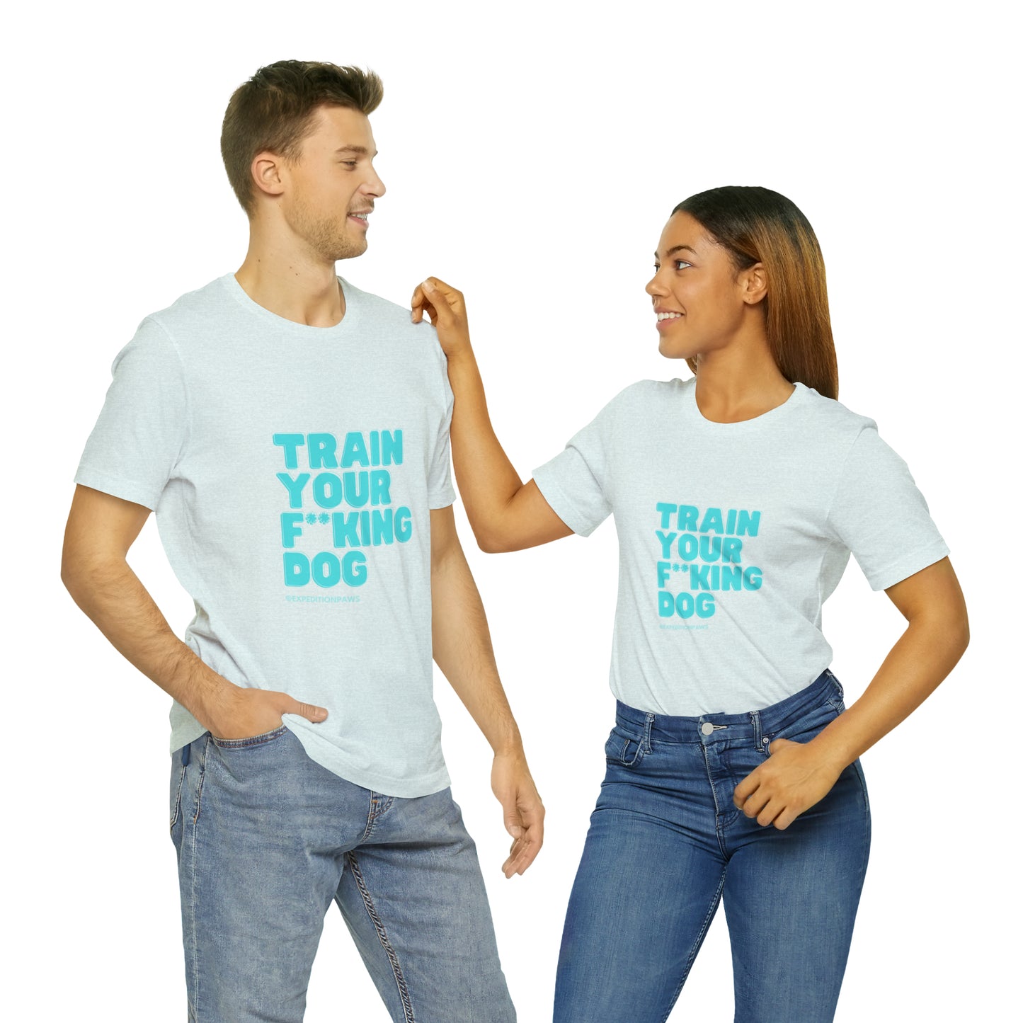 Train Your F**king Dog Retro Tee
