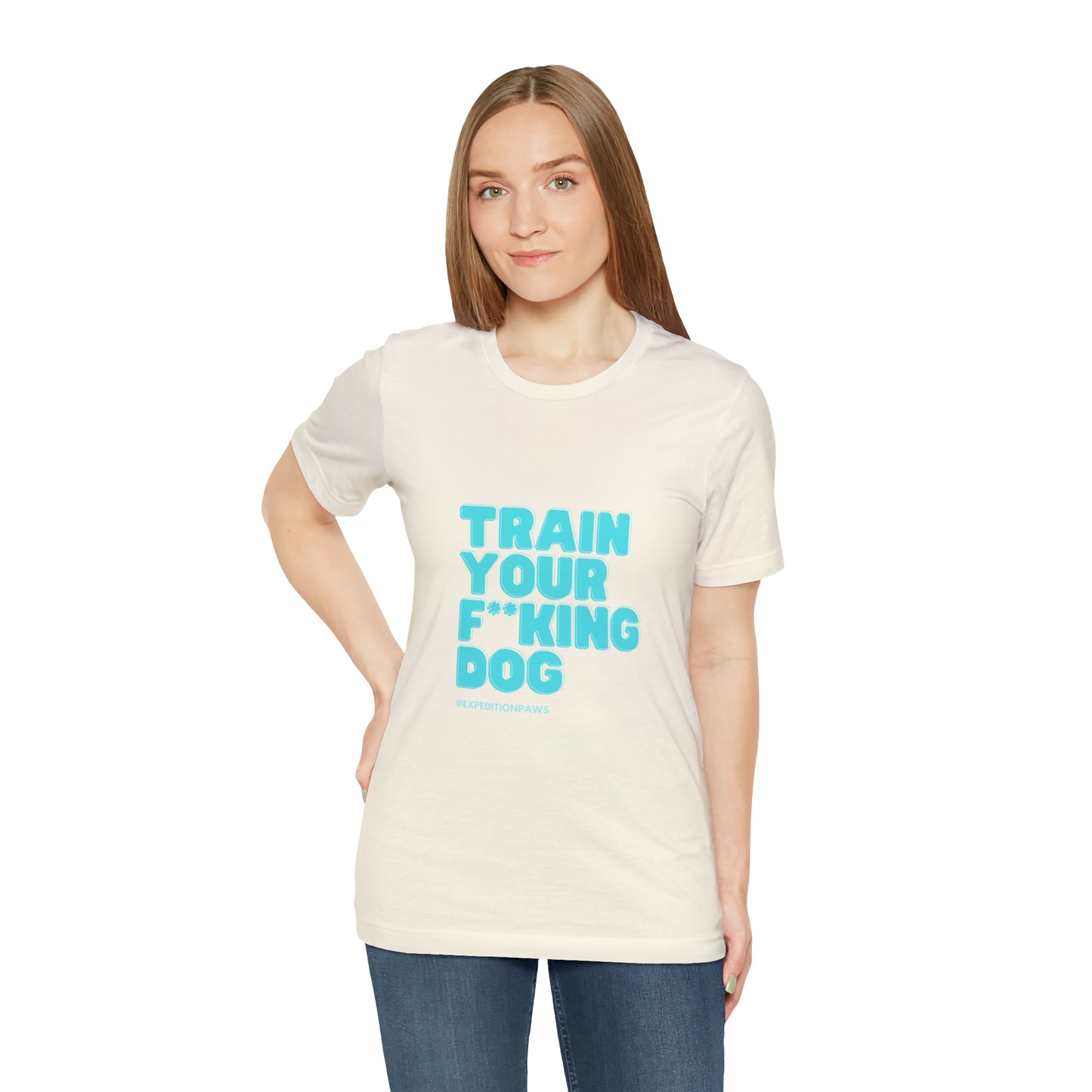 Train Your F**king Dog Retro Tee