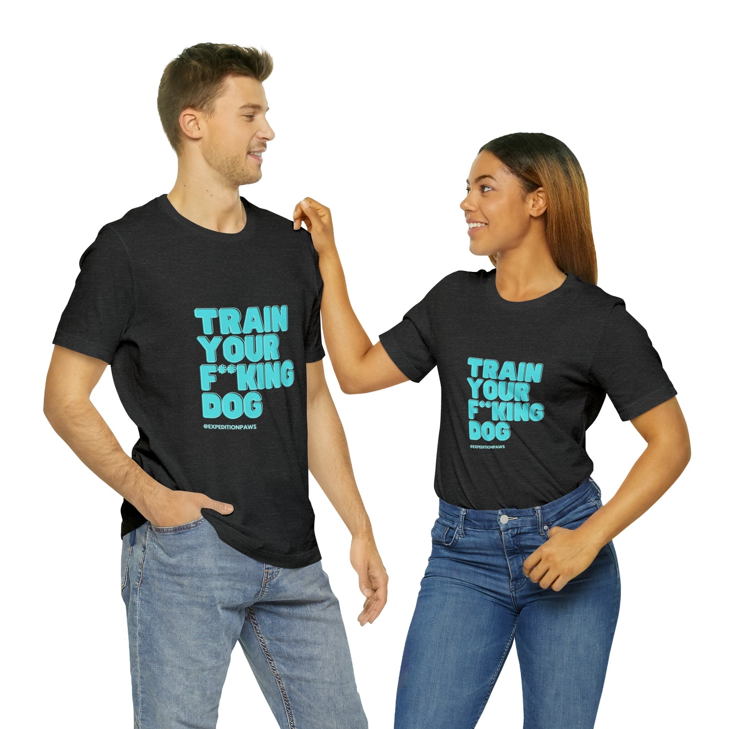 Train Your F**king Dog Retro Tee