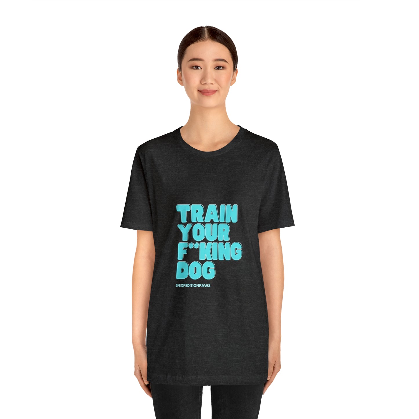 Train Your F**king Dog Retro Tee