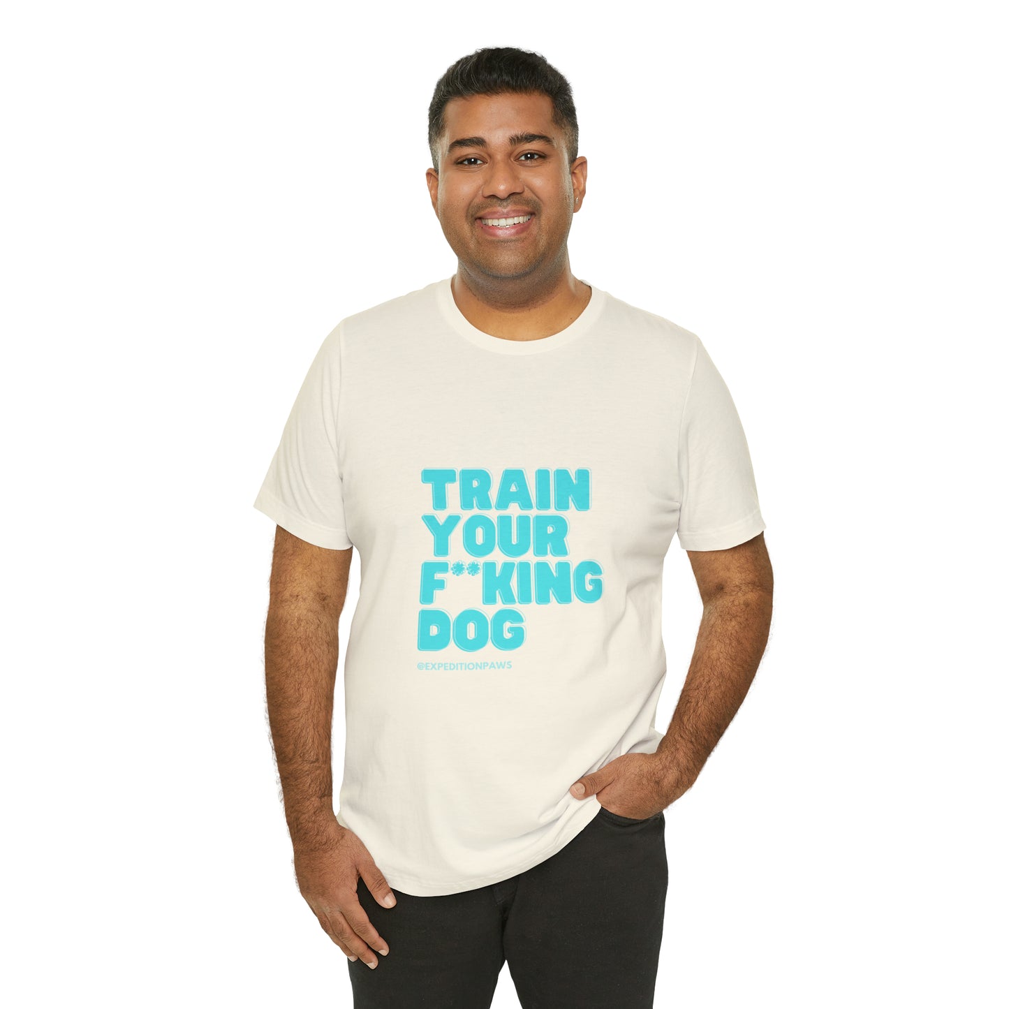 Train Your F**king Dog Retro Tee
