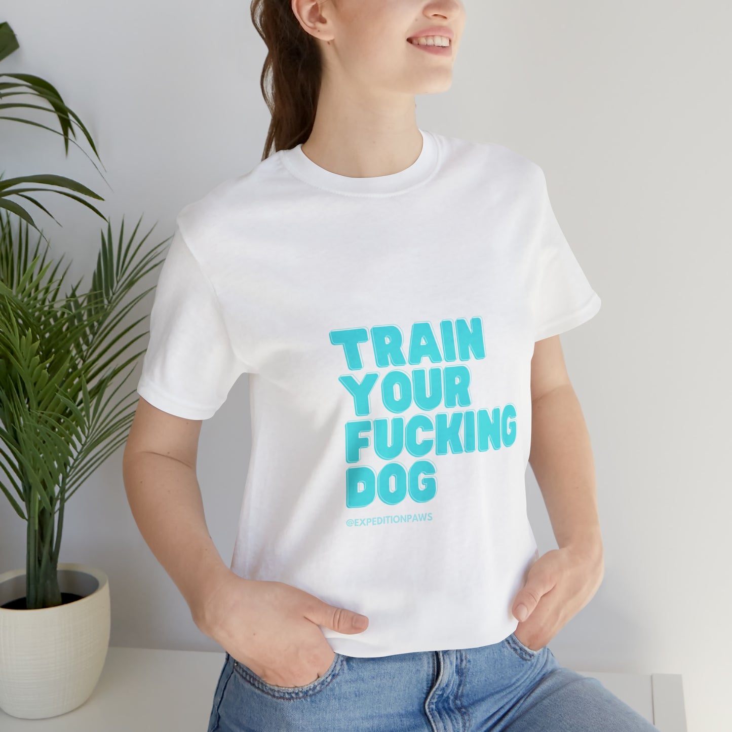 Train Your Fucking Dog - Explicit Retro Tee
