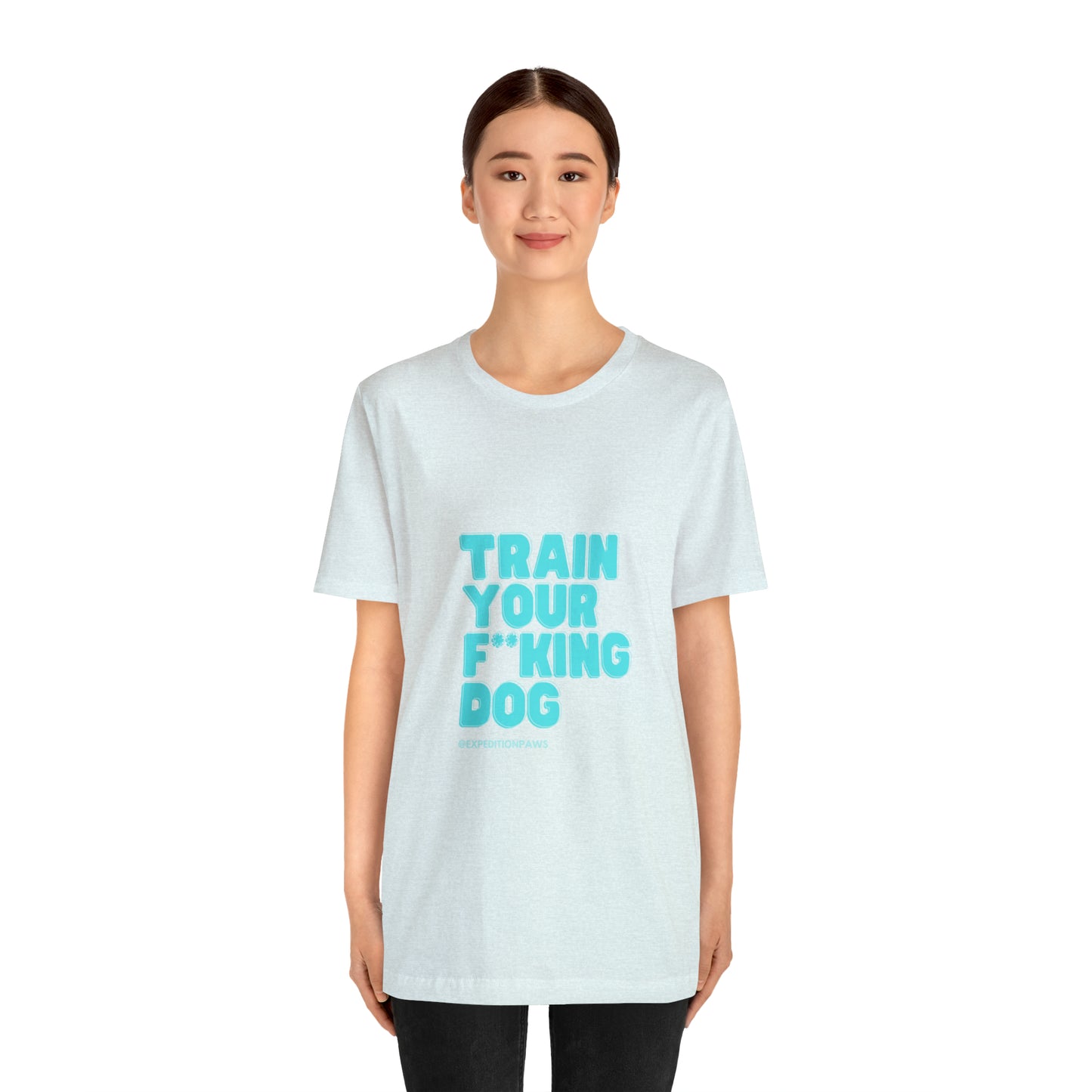 Train Your F**king Dog Retro Tee