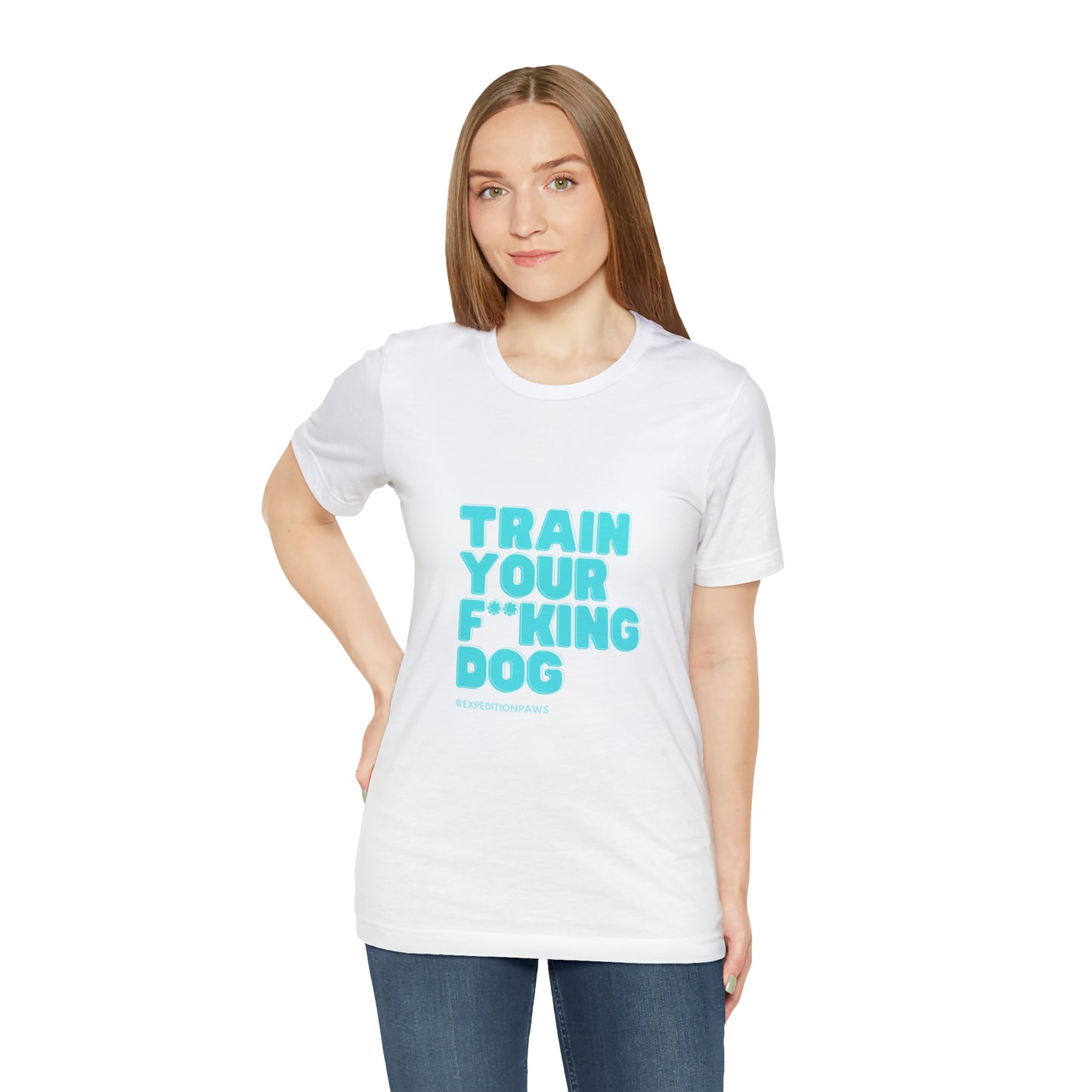 Train Your F**king Dog Retro Tee