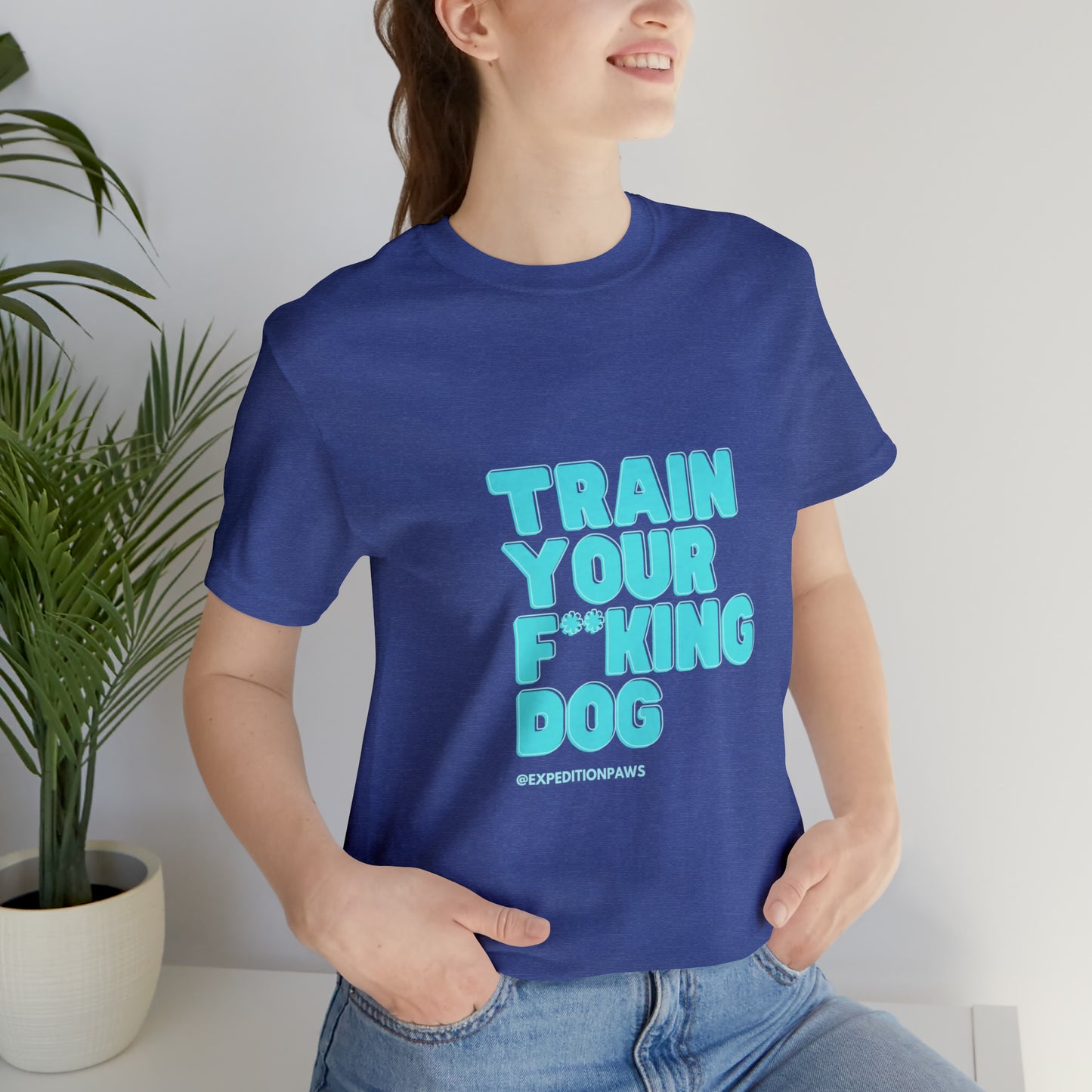 Train Your F**king Dog Retro Tee