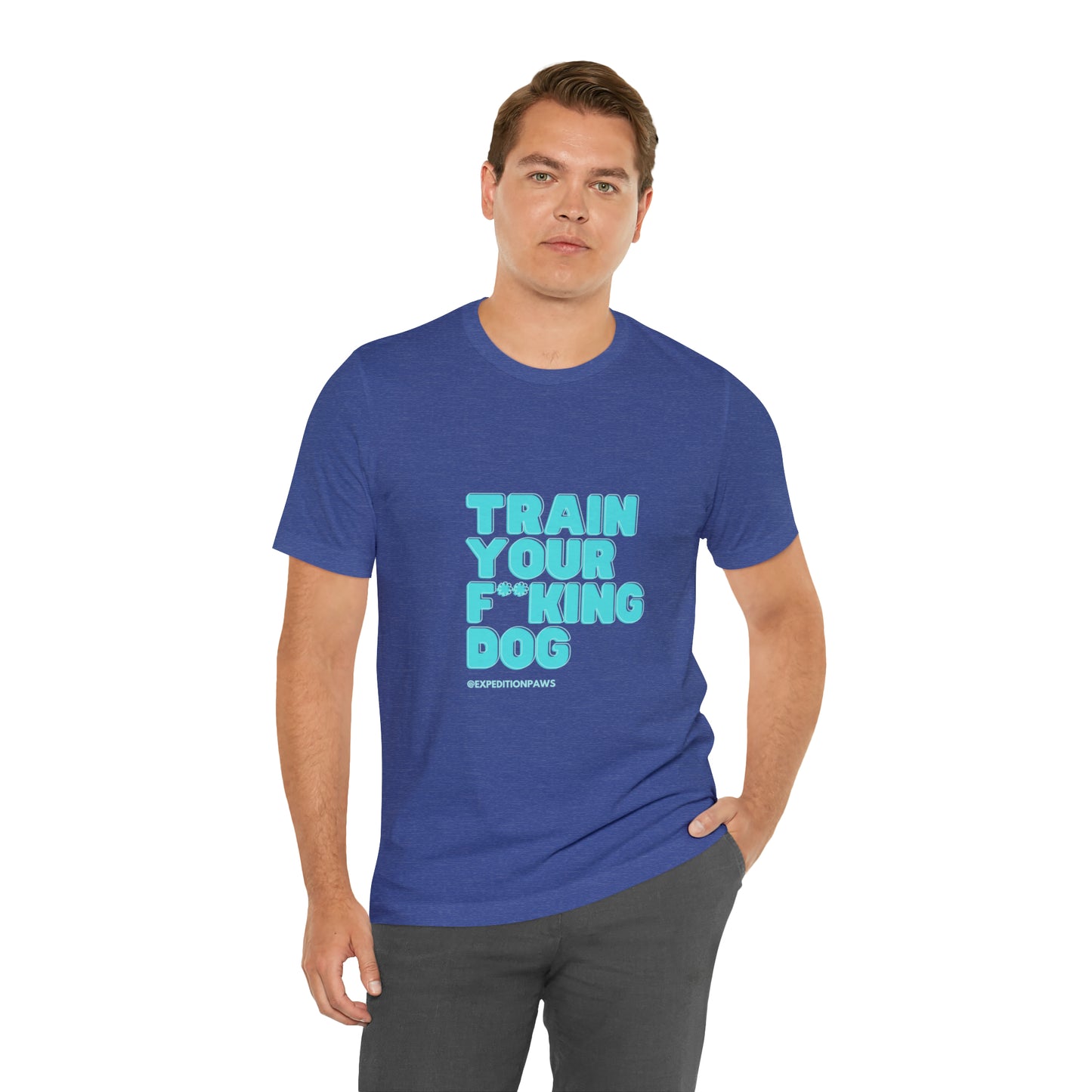 Train Your F**king Dog Retro Tee