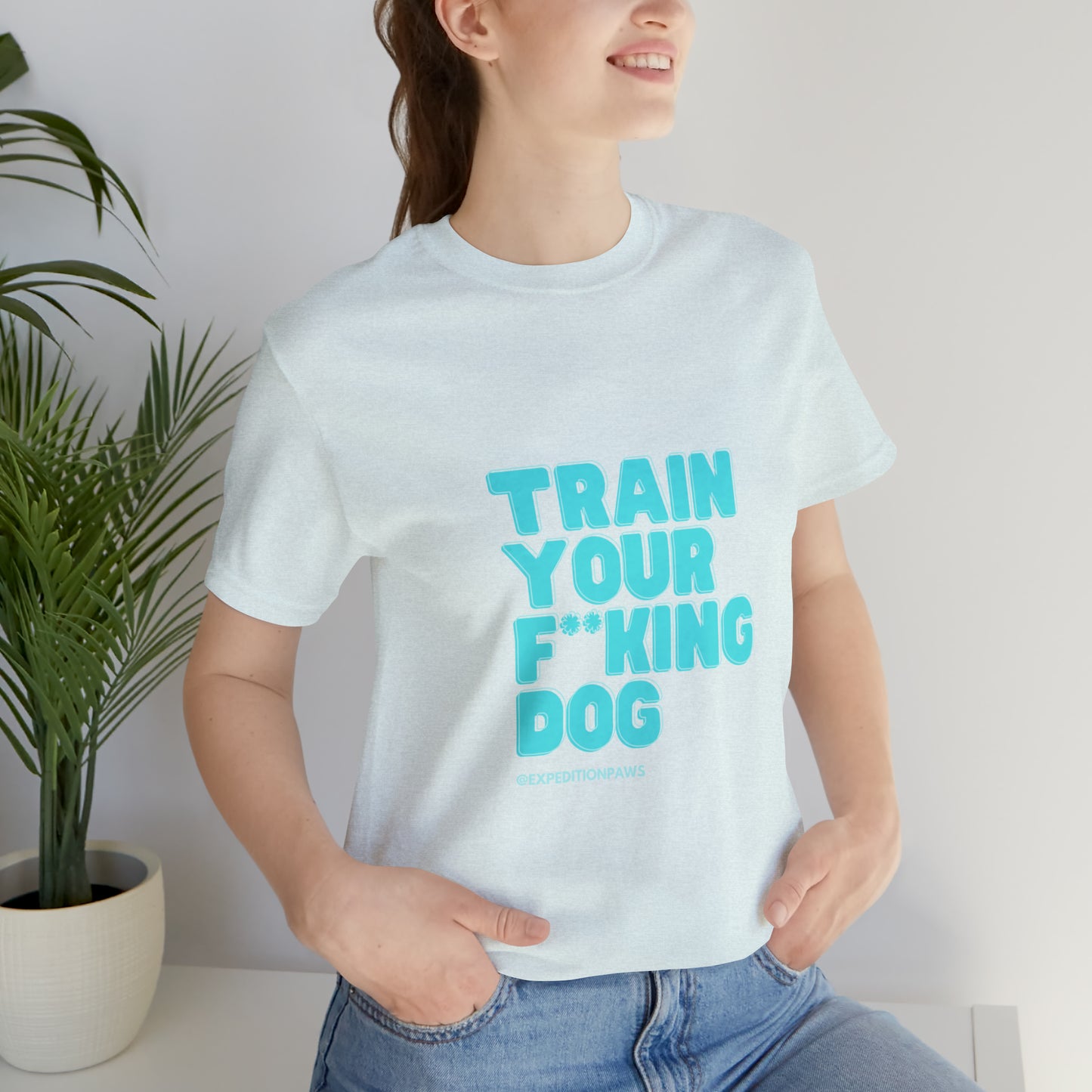 Train Your F**king Dog Retro Tee