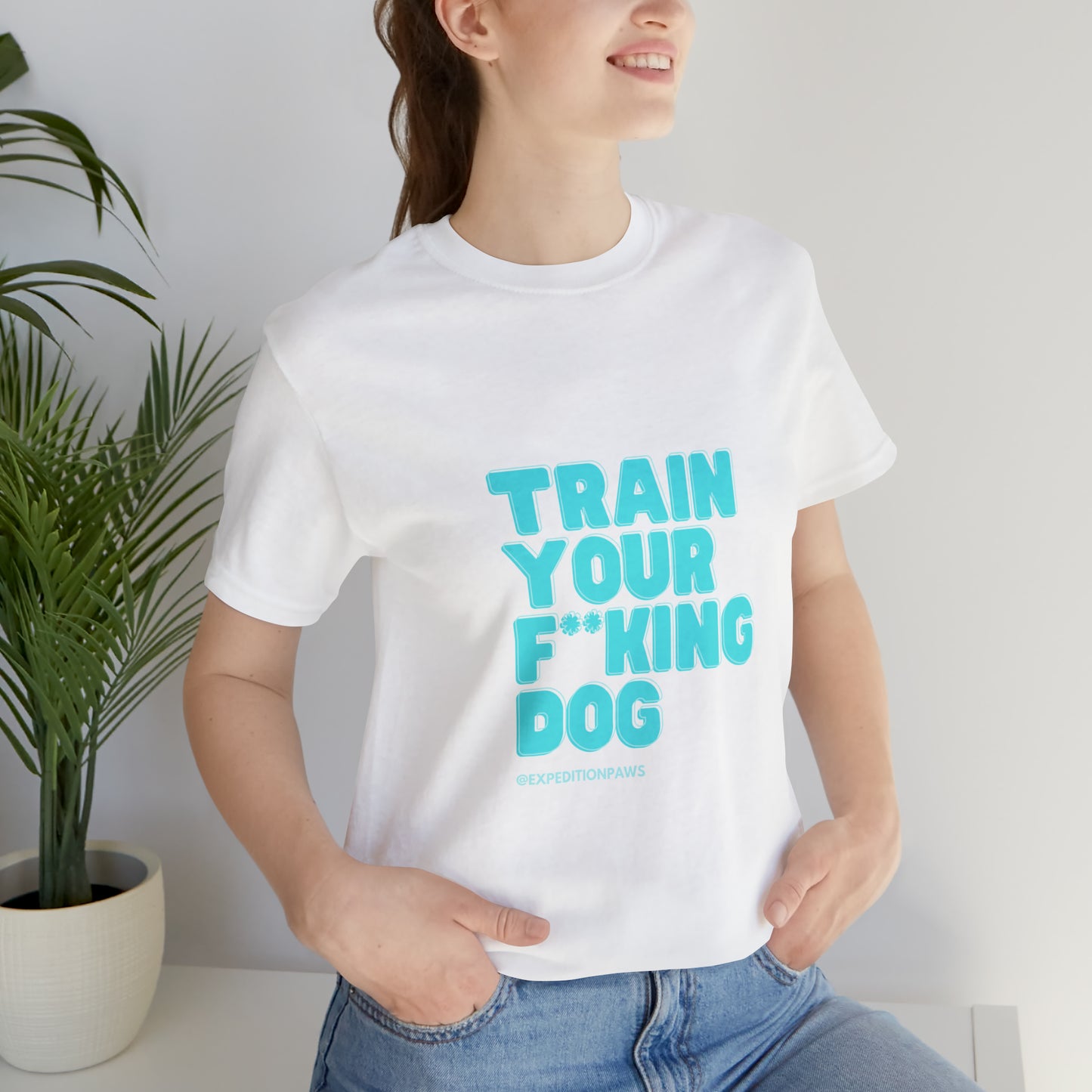 Train Your F**king Dog Retro Tee