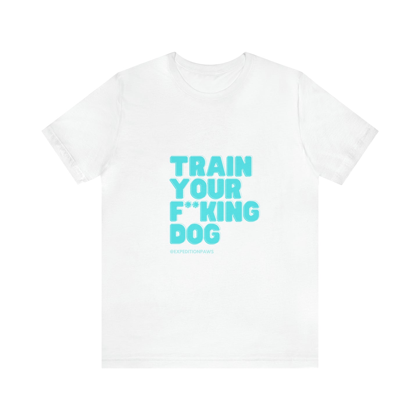 Train Your F**king Dog Retro Tee