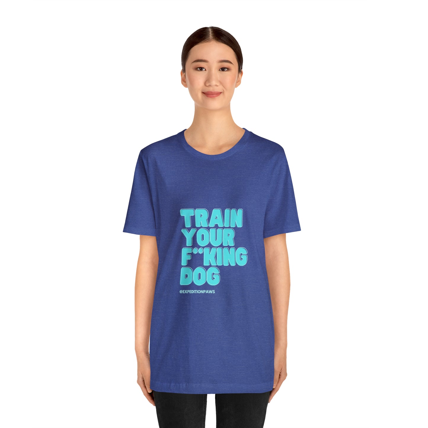 Train Your F**king Dog Retro Tee