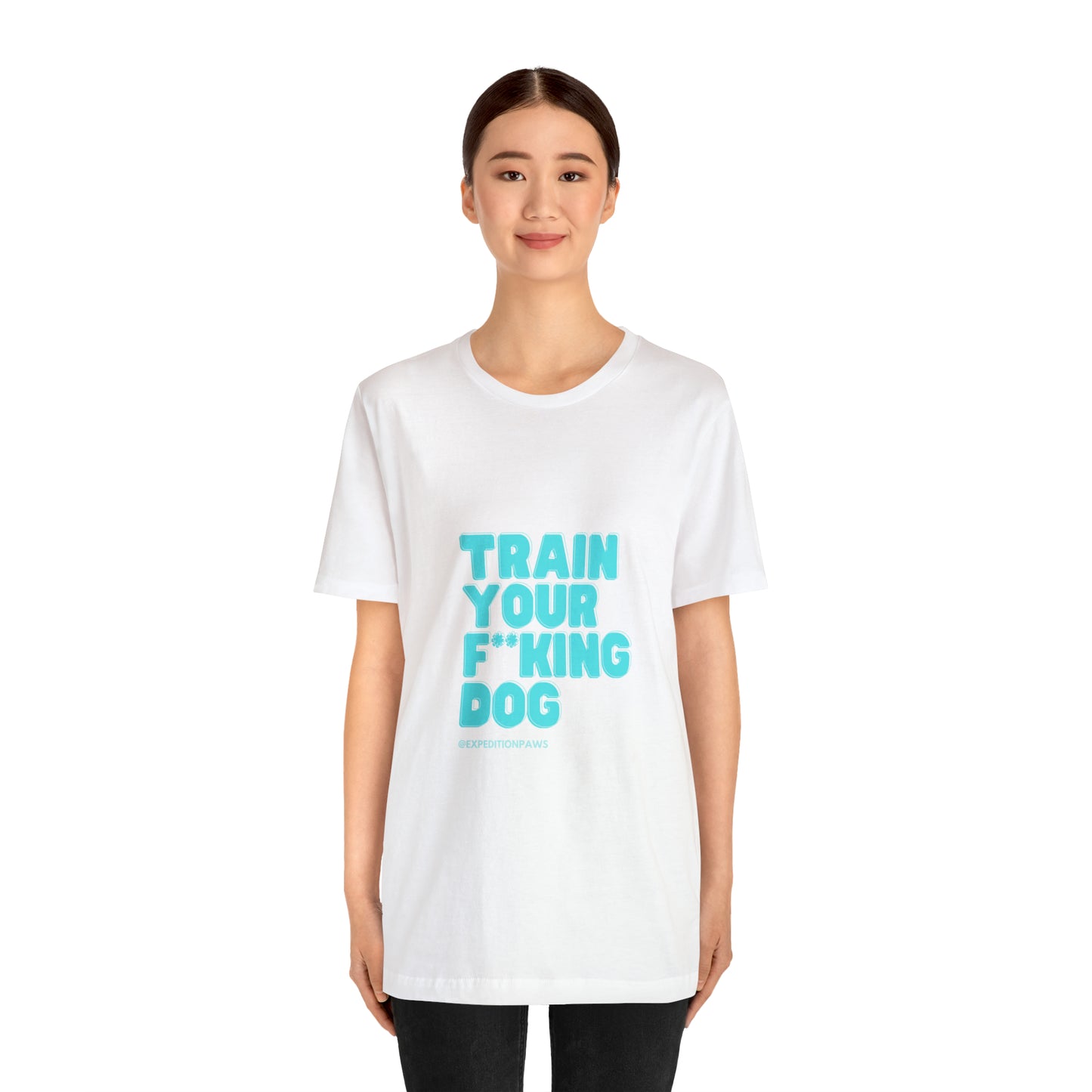 Train Your F**king Dog Retro Tee
