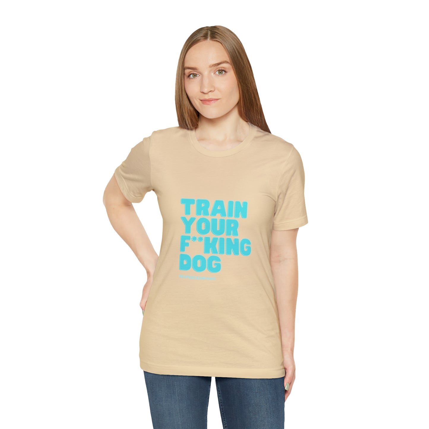 Train Your F**king Dog Retro Tee