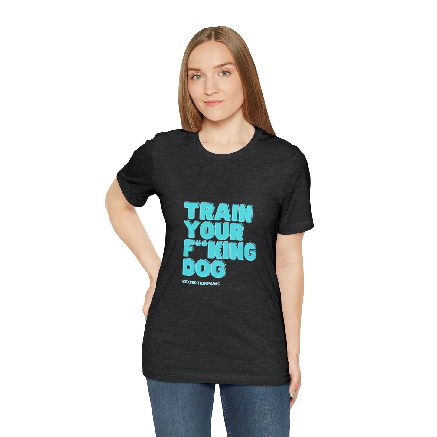 Train Your F**king Dog Retro Tee