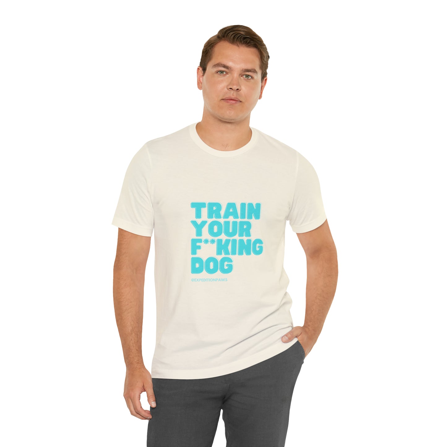 Train Your F**king Dog Retro Tee