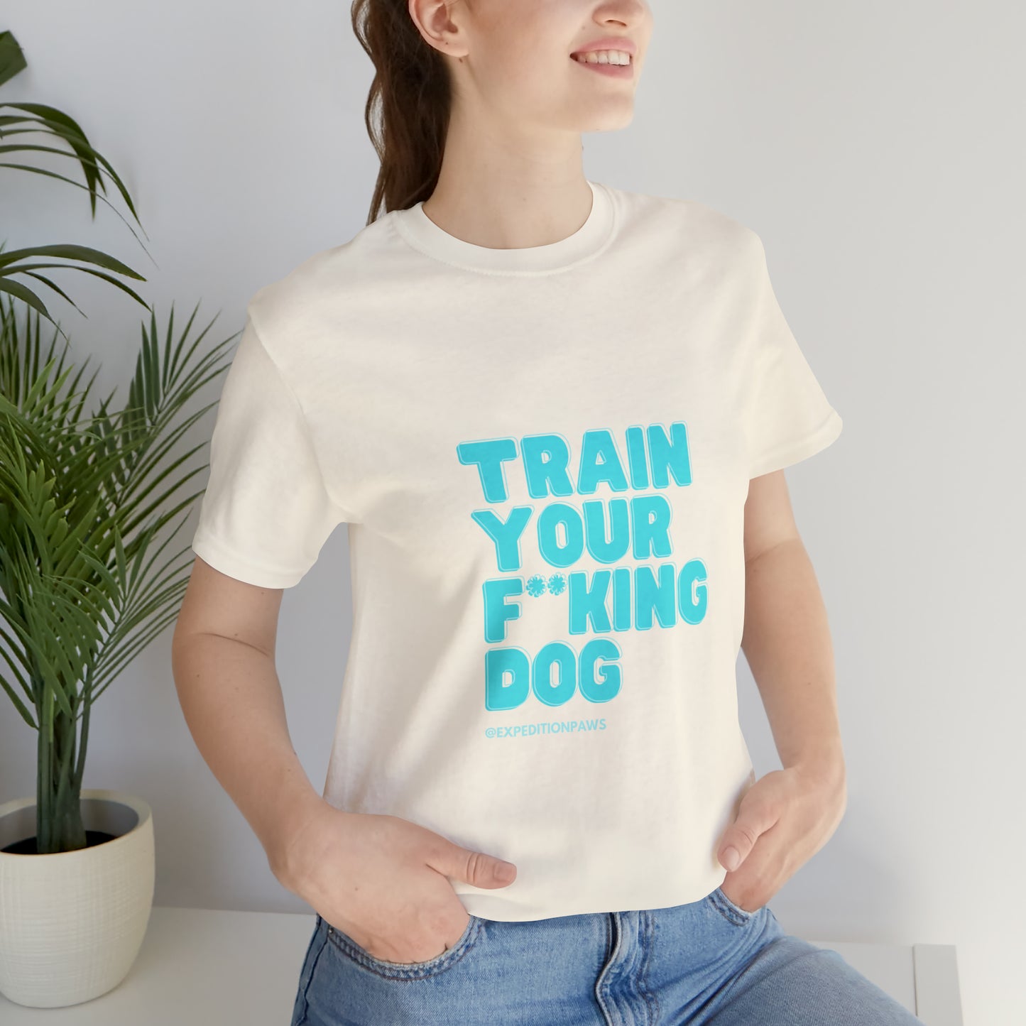 Train Your F**king Dog Retro Tee