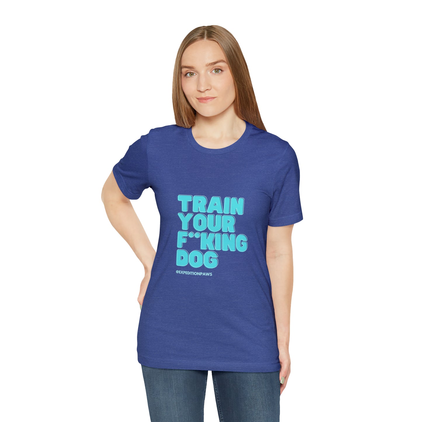 Train Your F**king Dog Retro Tee